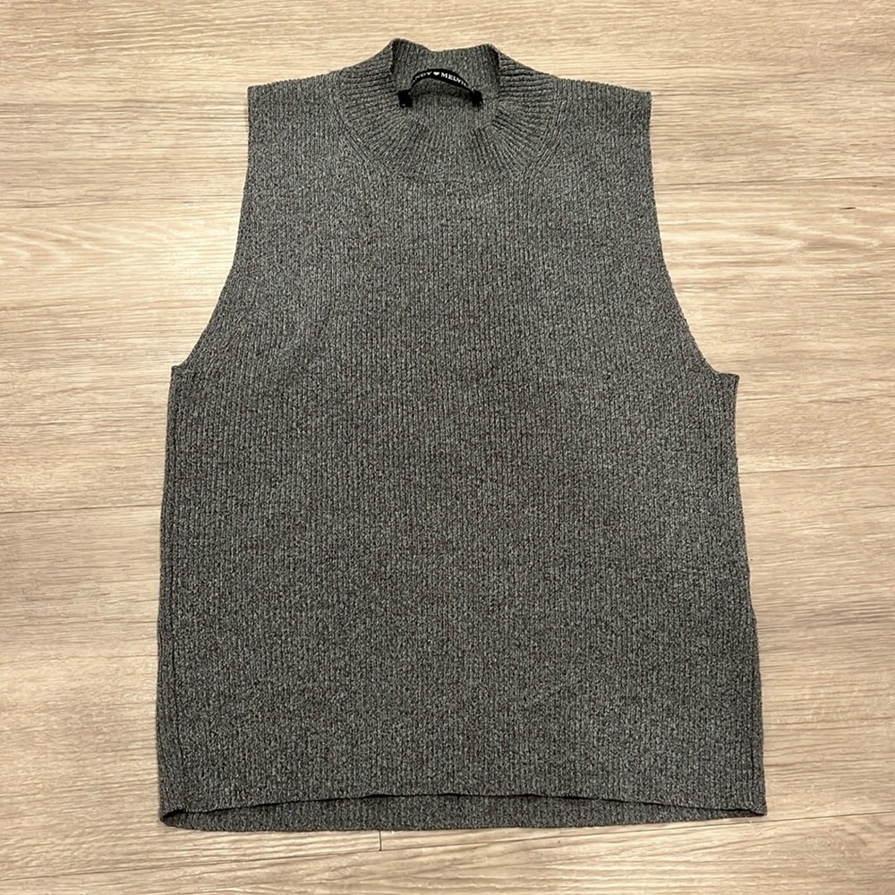 Grey Brandy Melville Stretchy Top